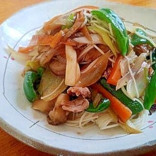 素麺チャンプルー